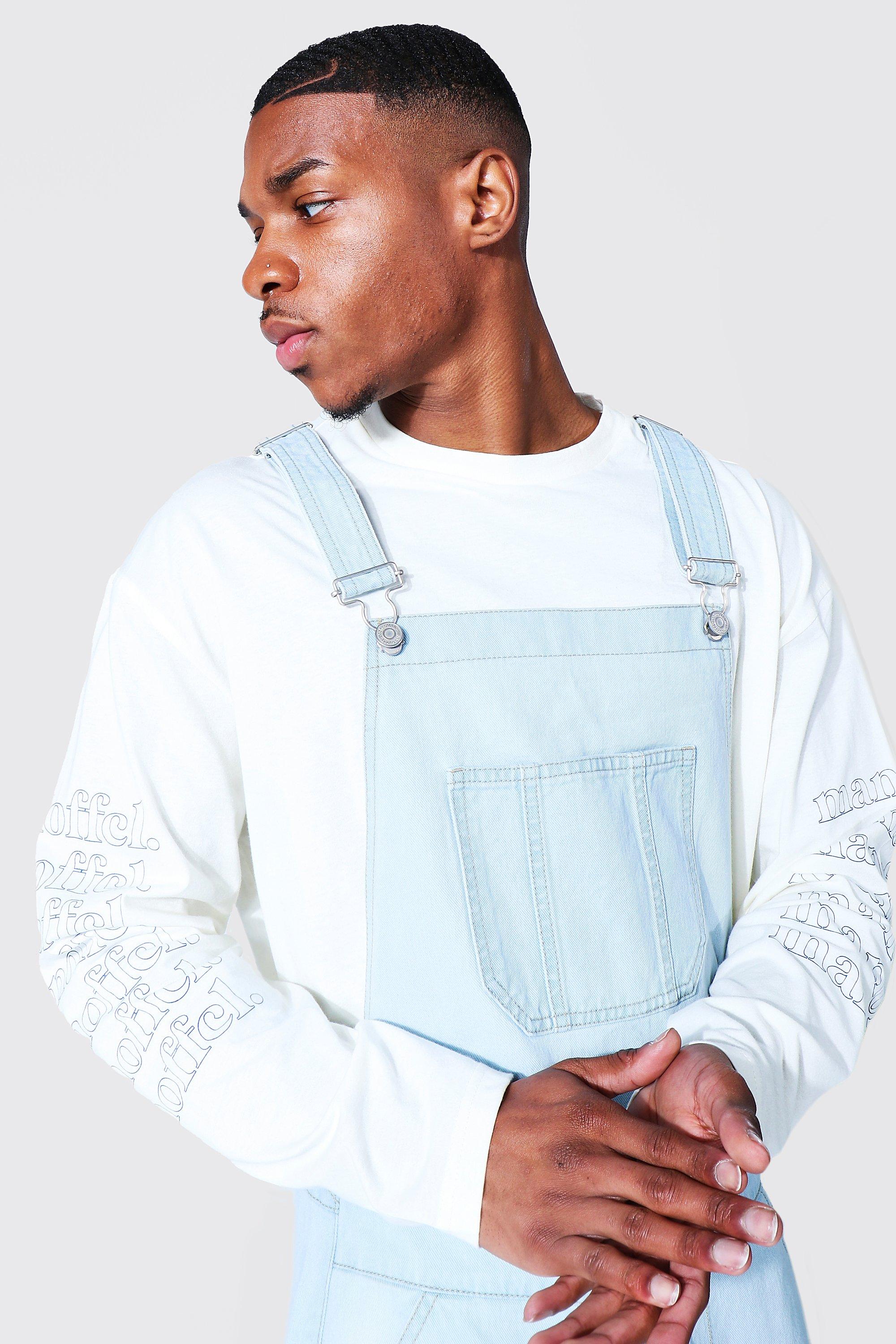 Salopette denim uomo online